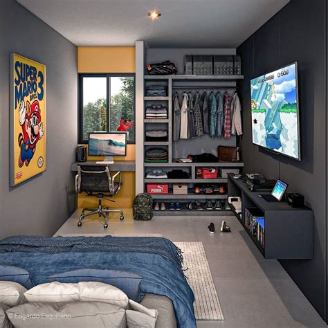 ideas para decorar tu cuarto hombre|Cuartos aesthetic hombre